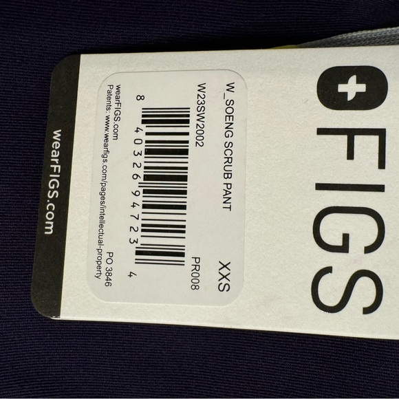 Figs Scrub Pants Small Purple Jam Soeng size XXS - Picture 11 of 12